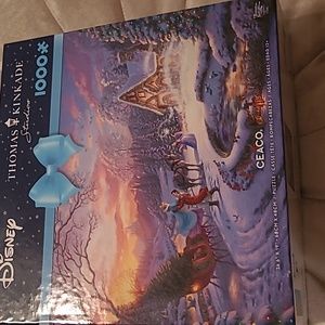 New in box! DISNEY Cinderella Thomas Kinkade 1000 piece jigsaw puzzle